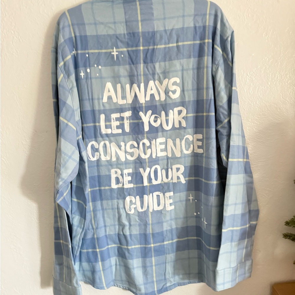 New Cakeworthy Pinocchio fairy godmother flannel